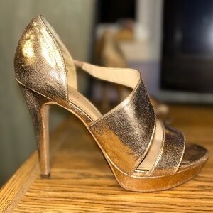 Nine West Rose Gold High Heels
